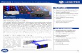 FEATURES - mightexbio.com · The Polygon pattern illuminators are Mightex’s market-leading modules for targeted photostimulation. The Polygon provides precise spatio-temporal control