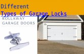 Different types of garage locks
