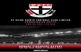 ST KILDA SAINTS FOOTBALL CLUB LIMITED CONSOLIDATED … Tenant/StKilda/Files/stkfc_annual... · Group to develop a feasibility study for presentation to the State Government on the