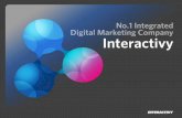 “지금 - interactivy.com · 동시에 진행하는 통합디지털마케팅 서비스 제공 . Market Participant 인터랙티비는 유무선 서비스 플랫폼을 통해 폭넓은