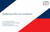 Wellbeing within the workplace - results.britsafe.org fileWellbeing within the workplace Dr Carolyn Yeoman Organisational Psychologist, Operations Director OCAID Wellbeing Limited