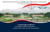 NATIONAL INSTITUTE OF TECHNOLOGY KARNATAKA, SURATHKAL · achievements to his credit, his effort towards establishment of the Karnataka Regional Engineering College (KREC – now NITK)