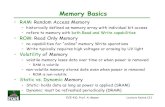 no capabilities for “online” memory Write operations ... · ECE 410, Prof. A. Mason Lecture Notes 13.7 Multi-Port SRAM • Allows multiple access to the same SRAM cell simultaneously.