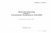 Beschreibung HA87 Terminal Software HA209 - peitel.de · 2.0 Es sind dabei 3 verschiedene Tastendruck-Modi möglich: • Short-Key-Press-Mode (SKPM) Eine Taste wird nur für eine