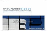 Insurance - PwC · The Americas Insurance digest is published twice a year to address the key issues driving the insurance industry. If you would like to discuss any of the issues