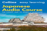 Collins easy learning Japanese Audio Course Learning Booklets/Japanese EL Audio... · Collins easy learning Japanese Audio Course THE EASIEST WAY TO LEARN A LANGUAGE Japanese Audio