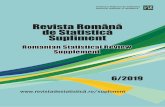 Romanian Statistical Review Supplement nr. 6 / 2019 · elemente ale regresiei. Pesavento și Rossi (2006) au studiat aspect legate de Pesavento și Rossi (2006) au studiat aspect