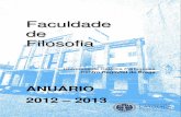 Faculdade de Filosofia - ffcs.braga.ucp.pt · Faculdade de Filosofia Universidade Católica Portuguesa Centro Regional de Braga ANUÁRIO 2012 – 2013 11