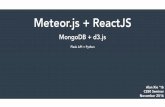 Meteor.js + ReactJS - CS50cdn.cs50.net/2016/fall/seminars/data_analytics/data_analytics.pdf · Alan Xie ‘16 CS50 Seminar November 2016 Meteor.js + ReactJS MongoDB + d3.js Flask