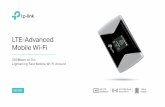 LTE-Advanced Mobile Wi-Fi - static.tp-link.comEU) 1.0 Datasheet.pdf · The M7450 features a compact, elegant design very suitable for travel, business trips, outdoor activities or