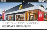 THERE IS NO MORE DOWNSIDE - Hedgeyedocs.hedgeye.com/HE_MCD_JUL2015.pdf · HEDGEYEData Source: Company filings. 7 • McDonald’s is the once-small burger joint that undoubtedly has