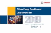 China’s Energy Transition and - ief.org · Report series of China energy and petrochemical industry Zuoxian Luo March 20th 2019. CONTENTS 1. Evolution of China's Energy Supply and