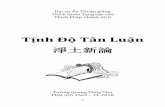 Tịnh Độ Tân Luận - bodetam.org Do Tan Luan 2018.pdf · vãng sinh Tịnh Độ A Di Đà theo đường lối của Kinh Bát Chu Tam Muội1, và ngài Cưu Ma La Thập