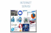 INTERNET SERVISI - gimnazija.bdcentral.net · na koji funkcionišu komunikacioni sistemi. Danas, on povezuje milijarde raéunara širom sveta na razliëite naéine : u lokalnim mrežam