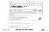 Level 1 / Level 2 GCSE (9–1) Mathematics · Paper 2 (Calculator) Foundation Tier Thursday 8 June 2017 – Morning Time: 1 hour 30 minutes 1MA1/2F You must have: Ruler graduated