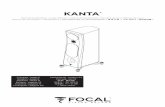 KANTA - auditorium.de · 5 KANTA ® Dans un but d'évolution, Focal-JMlab se réserve le droit de modifier les spécifications techniques de ses produits sans préavis. Images non