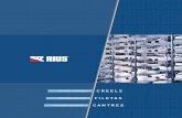 CREELS FILETAS Catalogue générale CANTRES - rius-comatex.com · it is our main target to offer one the largest and representative ranges in warping, knitting, raschel and weaving