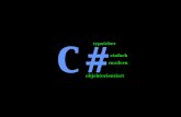 typsicher C# - imn.htwk-leipzig.dewaldmann/edu/ss04/se/howitz/c#.pdf · Einführung (2) C# C# Tobias Howitz CommonTypeSystem: • Spezifikation für Definition von Typen (Member,