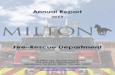 Fire Rescue Department - cityofmiltonga.us · Milton Public Safety Foundation awarded the department a Blastmask grant support fire-fighter health and wellness ... New construction