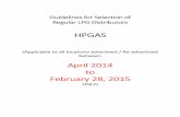 HPGAS - Hindustan Petroleum · 2 Guidelines on Selection of Regular LPG Distributorship (Applicable to all locations Advertised / Re-advertised from April’14 onwards ) 1.