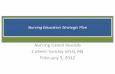 Nursing Education Strategic Plan Education... · Nursing Strategy: What’s Your Plan Developing a nursing strategic plan is a basic competency of nurse leaders. The plan defines