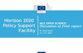 MLE OS final report discussion - rio.jrc.ec.europa.eu Mayer_MLE... · Horizon 2020 Policy Support Facility Page 2 Objectives of report The final report should 1) Reflect the mutual