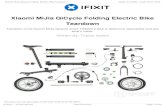 Xiaomi MiJia QiCycle Folding Electric Bike Teardown · Step 1 — Xiaomi MiJia QiCycle Folding Electric Bike Teardown Look at you, little mobile friend.Quite stylish from the outside