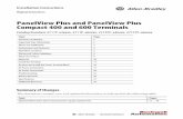 PanelView Plus and PanelView Plus Compact 400 and 600 ... · Installation Instructions Original Instructions PanelView Plus and PanelView Plus Compact 400 and 600 Terminals Catalog