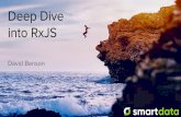 Deep Dive into RxJS David Benson - smartdata.net · RxJS has many operators already defined, that should handle most common use cases - (map, filter, debounce, etc) If you need something