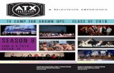 A TELEVISION E PERIENCE X - atxfestival.comatxfestival.com/documents/ATX-Season-8-Sponsor-Deck.pdf · television festival tv camp for grown ups... class of 2018 season 8 june 6-9,2019