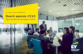 EY Governance Matters - Board agenda 2018FILE/ey-governance-matters-board-agenda-2018.pdf · Building on Board agenda 2017, with its top priorities such as geopolitical risks, regulatory