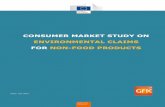 CONSUMER MARKET STUDY ON ENVIRONMENTAL CLAIMS FOR … · EUROPEAN COMMISSION Directorate-General for Justice and Consumers Consumer market study on environmental claims for non-food