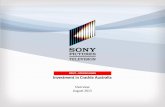 DRAFT FOR DISCUSSION Investment in Crackle Australia Australia Plan 08.21.13... · DRAFT – FOR DISCUSSION Executive Summary SPT Networks is seeking approval to make an additional