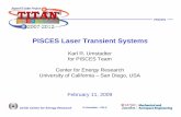 PISCES Laser Transient Systems - University of California ...aries.ucsd.edu/LIB/MEETINGS/0902-TITAN/Umstadter.pdf · UCSD Center for Energy Research K.Umstadter – PELS PISCES PISCES