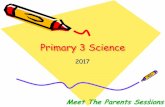 Primary 3 Science - jurongwestpri.moe.edu.sg Briefing Slides/P3... · Primary 3 Science 2017 1. At the end of P3 syllabus teaching, pupils should be able to demonstrate knowledge