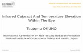 Infrared Cataract And Temperature Elevation Within The Eye ... · ICNIRP 8th INTERNATIONAL NIR WORKSHOP Cape Town, South Africa, 9-11 May 2016 Infrared Cataract And Temperature Elevation