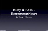 Ruby & Rails - Extremcrashkurs - varwig.org file© Jan Varwig 2009 (check  for updates) v1.0 Ruby & Rails - Extremcrashkurs Jan Varwig - 9elements