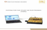 SYSTEM FOR THE STUDY OF ELECTRONICS (TIME) · laboratory management software dl lab ... scr triac power control dl 3155e29 amplification amplification dl 3155m14 transistor amplifier