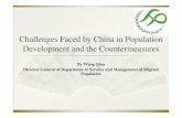 Challenges Faced by China in Population Development and ... Qian.pdf · China: A country with the greatest population in the world The proportion of china's population to world population