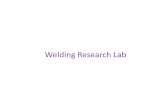 Welding Research Lab - sot.pdpu.ac.in Research Lab.pdf · SUKHOI-30 MKI AIRCRAFT. • MagodFusion Technologies Pvt. Ltd. (MFTPL), PuneDevelopment of flux assisted Laser Beam Welding
