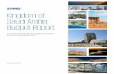 Kingdom of Saudi Arabia Budget Report - home.kpmg · Saudi Arabia is supporting its 2030 goals by allocating an expenditure budget of SAR 1.1 trillion in 2019, out of which SAR 246