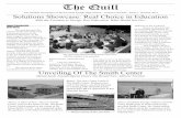 The Quill - WordPress.com · The Quill The Student Newspaper of Mount Saint Joseph High School - Volume LXXXIII - Issue I - October 2013 Solutions Showcase: Real Choice in Education