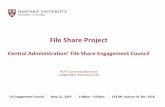 File Share Project - huit.harvard.edu · From the March 13, 2019 Session Co-Chair Report • Project Updates • Experience Sharing • Migration Schedule Update • Desktop Upgrades