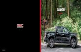 2018 CANYON - gmc.com · seating with logo, special dark aluminum trim on the instrument panel, carbon-fiber-inspired interior accents and, new for 2018, optional leather-appointed