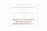 Why is plant breeding important BR rev - upov.int · 1 1 World Café on the Impact of PVP Why is plant breeding important? Train‐the‐Trainer Course on Plant Variety Protection