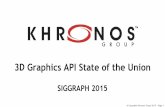 3D Graphics API State of the Union - khronos.org ·  Supported by GeForce 4xx series (Fermi) and up *