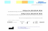 Glycin ELISA Kit - immundiagnostik.com ELISA_RUO_K7013.pdf · Nukleotiden und anderen Bestandteilen der Erbsubstanz (Purine). Glycin dient zusammen mit Succinyl-CoA der Biosynthese