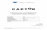 Collective Awareness Platform for Tropospheric Ozone Pollution · the captor campaign develops, to treat the atmospheric pollution, their consequences on health and discuss policies