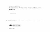 Surface Water Treatment Rule - clark.wa.gov · Guidance Manual. Surface Water Treatment Rule . September 1995 . We created this electronic copy from the original 1995 version. Although