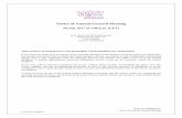 Notice of Annual General Meeting - Wizz Air · Wizz Air Holdings Plc Notice of Annual General Meeting EU-DOCS\17826964.5 Notice of Annual General Meeting 18 July 2017 at 1.00 p.m.
